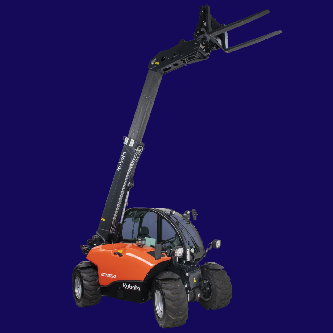 Kubota telehandler KTH4815 blue background