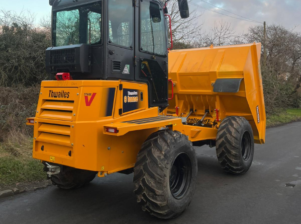 EX Demo Thwaites 9 ton cabbed dumper for sale rear (2)